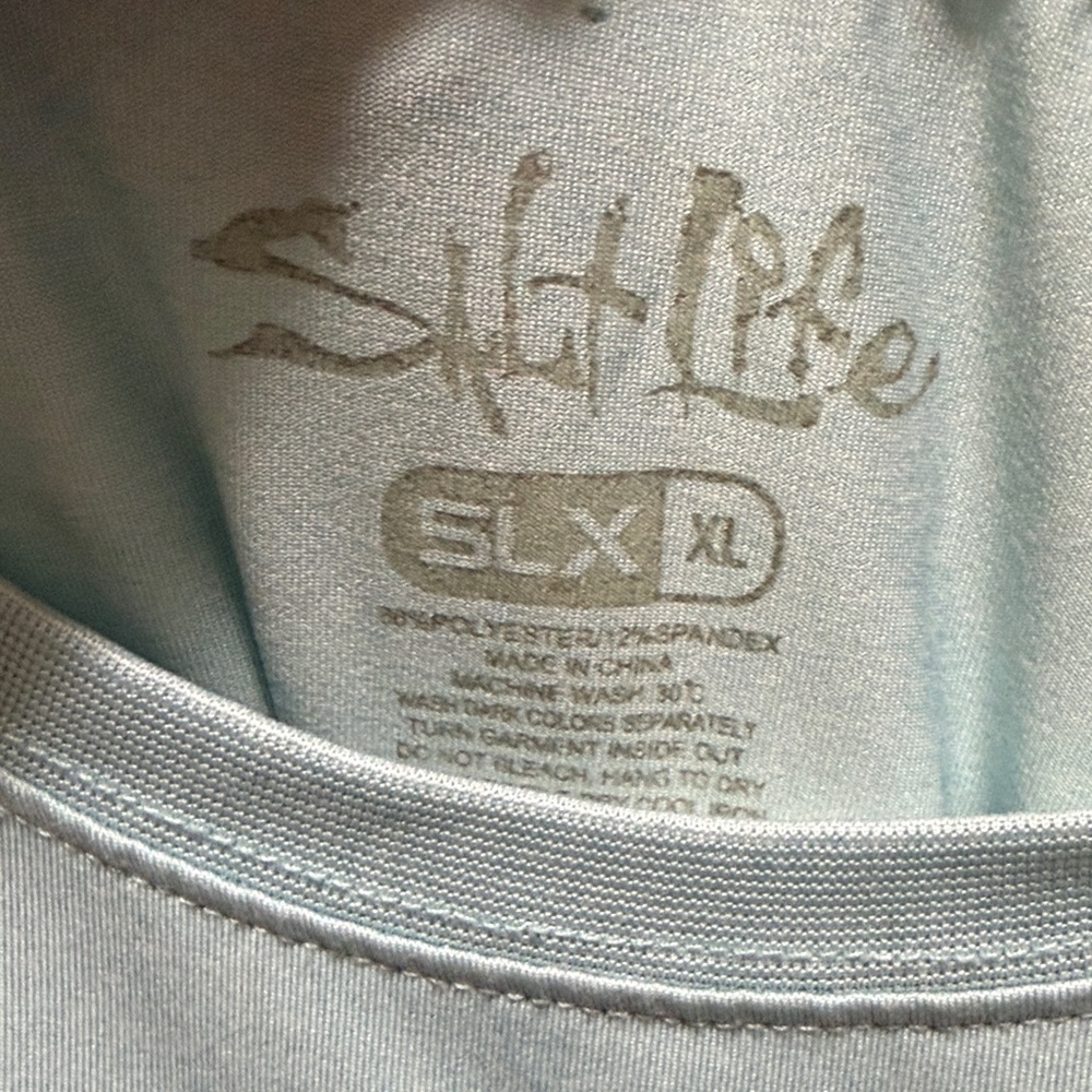 Salt Life Light Blue Marlin Graphic Shirt - Picture 5 of 6